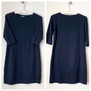 EUC Lands’ End black cotton dress P XS 2-4